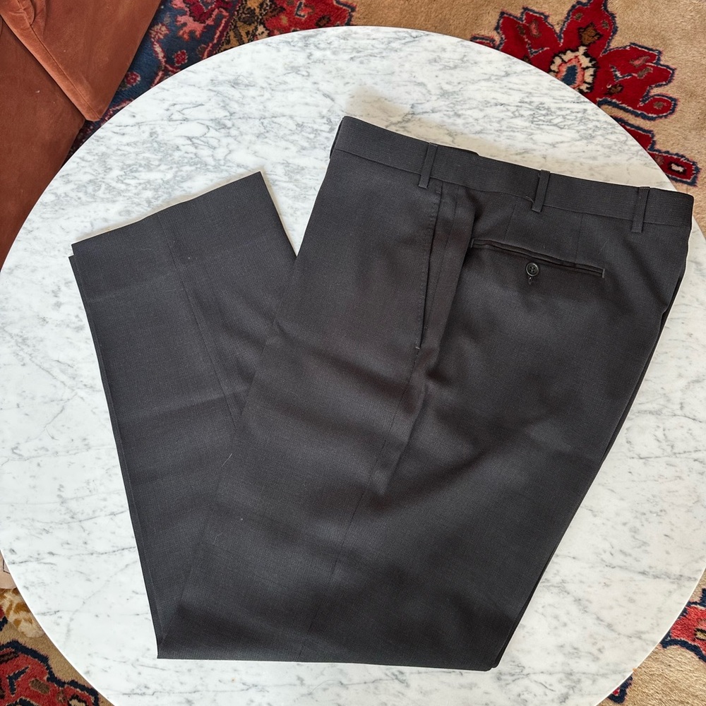 Canali Classic Charcoal Dress Pants